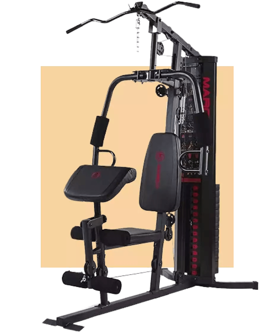 Station de musculation compacte ne prenant pas beaucoup de place dans votre salon.