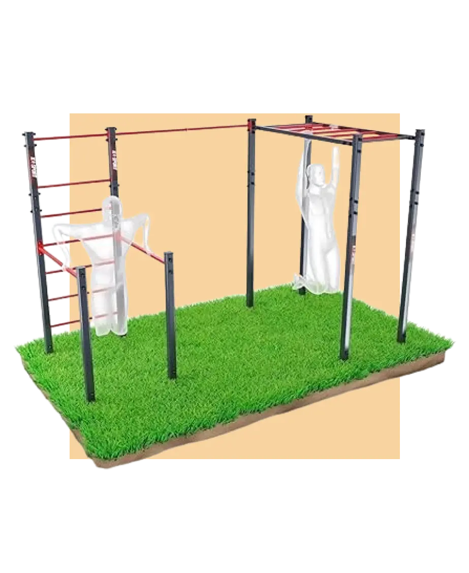 station de musculation extérieur complète