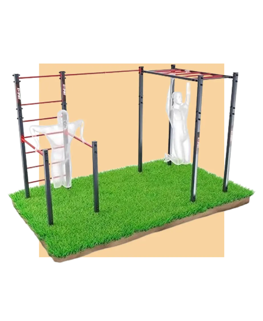 station de musculation extérieur complète