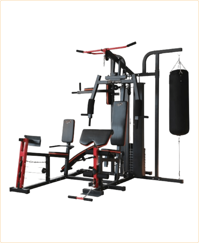 Station de musculation avec presse